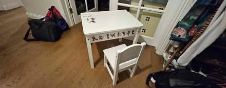 Photo of free Ikea mini desk with chair (Osidge N14) #1