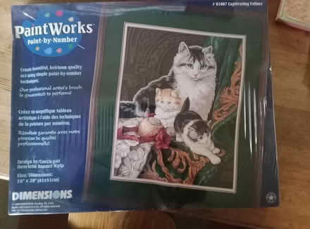 Photo of free paint by numbers, cats (Broadbridge Heath) #1