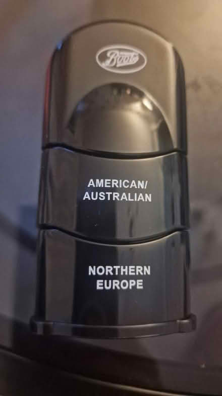 Photo of free Boots travel adaptor (Kirk Hallam DE7) #1