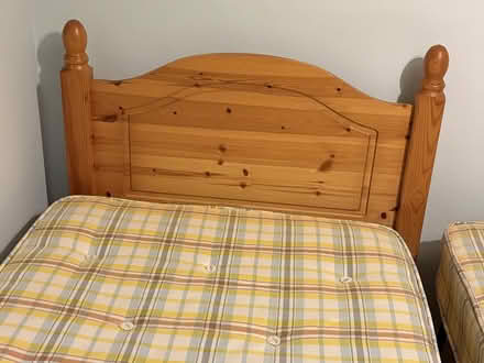 Photo of free Single pine bed with pull out bed (Temple Street OX4) #3