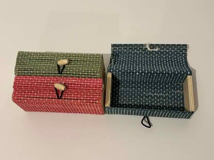 Photo of free Three small wicker boxes (Hackbridge SM5) #1