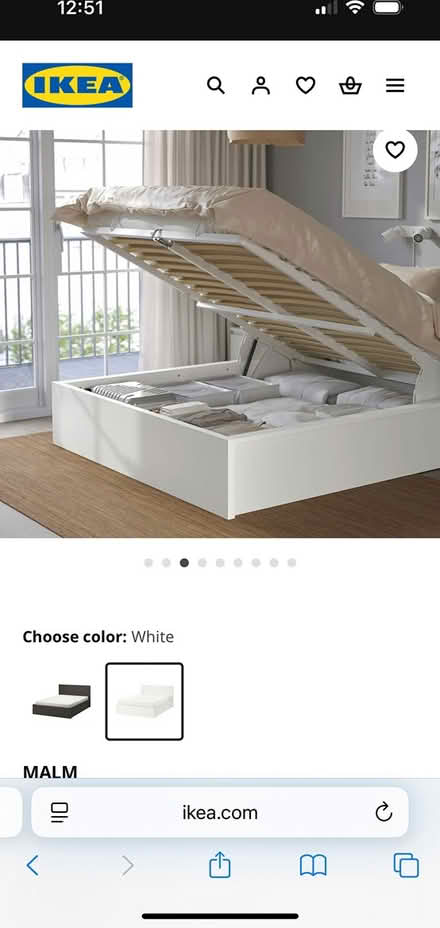 Photo of free IKEA full bed with storage (Ballard Phinney) #2