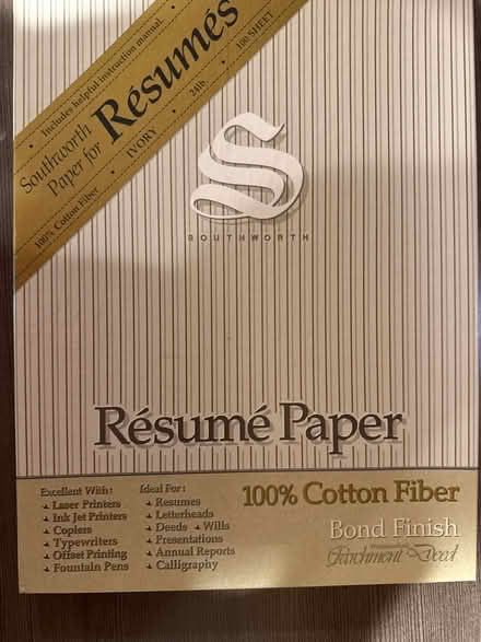 Photo of free Printer paper - very high quality (Friendship Heights) #1