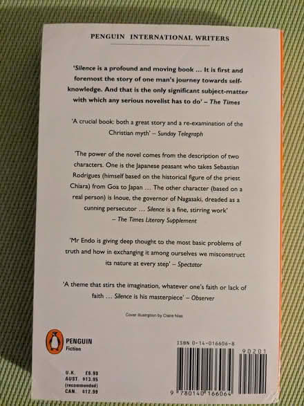 Photo of free Silence by Shusaku Endo (Beulah Hill SE19) #2