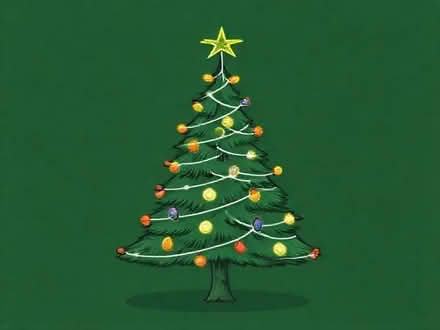 Photo of free lights pyramid christmas tree 7ft (Cheswick Green B90) #1