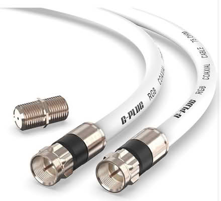 Photo of Satellite cable with connectors. (Southport PR9) #1