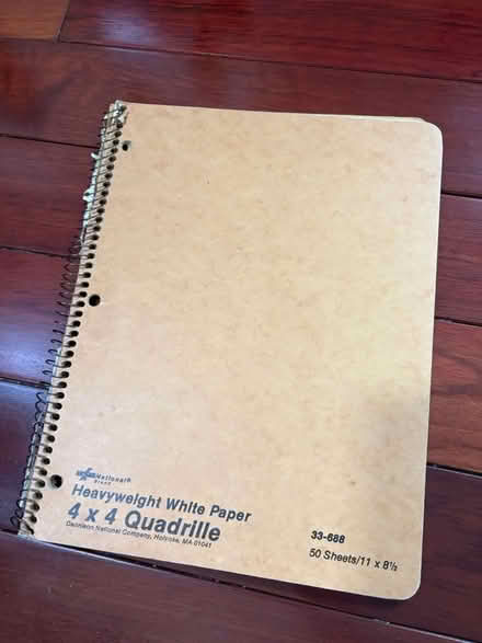 Photo of free Graph paper notebook (Cambridgeport) #1