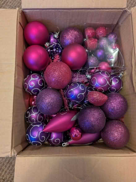 Photo of free Christmas baubles and beads (Woodley RG5) #1