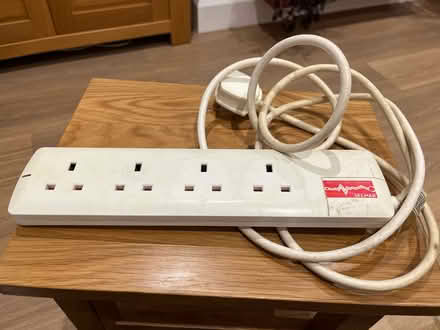 Photo of free 4socket white extension lead (Beckenham BR3) #1