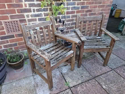 Photo of free 2 seater bench (Horsham) #1