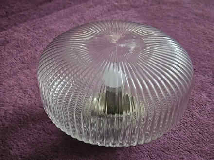 Photo of free Glass ceiling light (West Green N17) #2