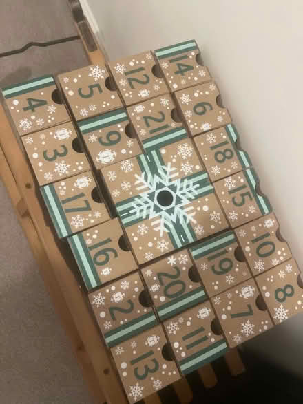 Photo of free Empty card advent calendar (Belle vue Shrewsbury) #2