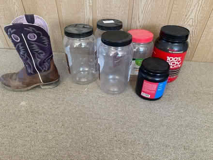 Photo of free Large plastic jars (Campbell) #1
