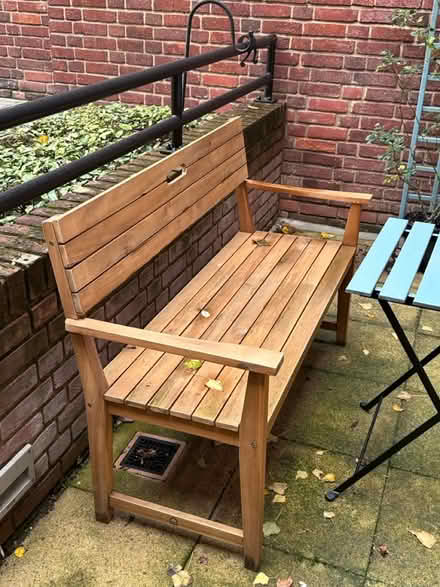 Photo of free 2 patio chairs and bench (W60tu) #4