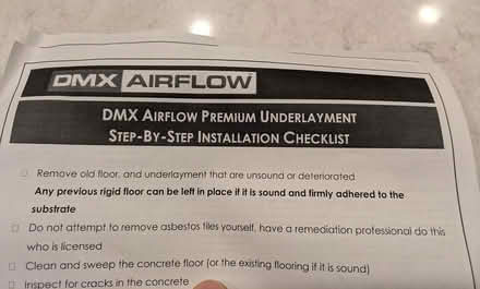 Photo of free DMX floor underlay (Hazeldean/Castlefrank area) #3