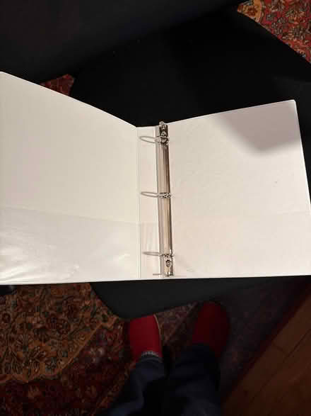 Photo of free 1.5 inch three ring binder (Metuchen NJ) #2