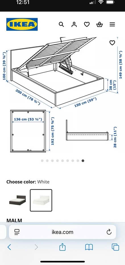 Photo of free IKEA full bed with storage (Ballard Phinney) #1