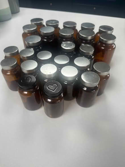 Photo of free Amber glass containers (Hanworth Park, TW13) #1