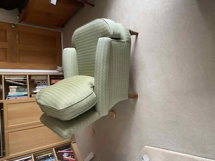 Photo of free Green upholstered armchair (Jacobs Well GU4) #1