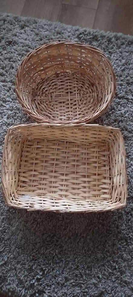 Photo of free S wicker baskets (Woodley RG5) #1