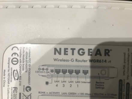 Photo of free 4 x Netgear WGR614 v9 routers (Highams park) #2
