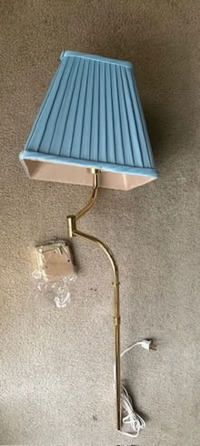 Photo of free Wall Mount Swivel Lamp (Cupertino - DeAnza and 280) #1