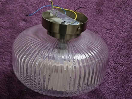 Photo of free Glass ceiling light (West Green N17) #1