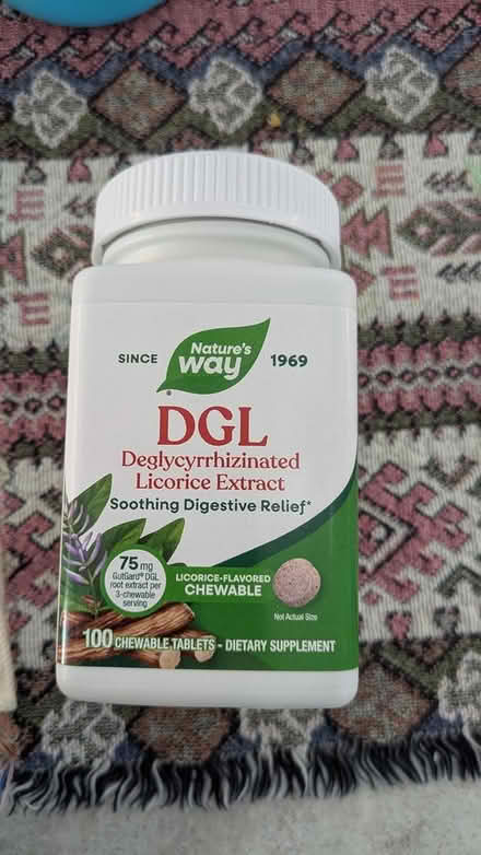 Photo of free DGL heartburn remedy (Stevens Forest, Columbia) #1