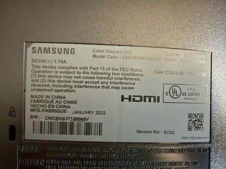 Photo of free 27” Samsung Computer Monitor (Nuckols Rd in Glen Allen) #3