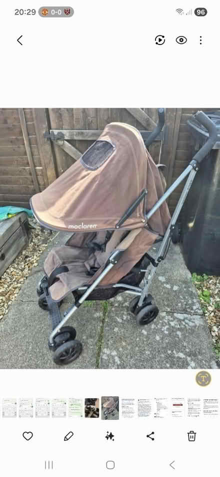 Photo of free Stroller with Raincover (Old Basing RG24) #1