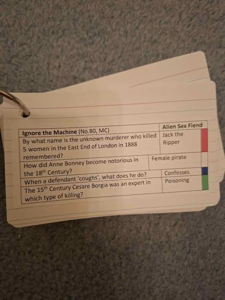 Photo of free Quiz cards (Welling DA16) #3