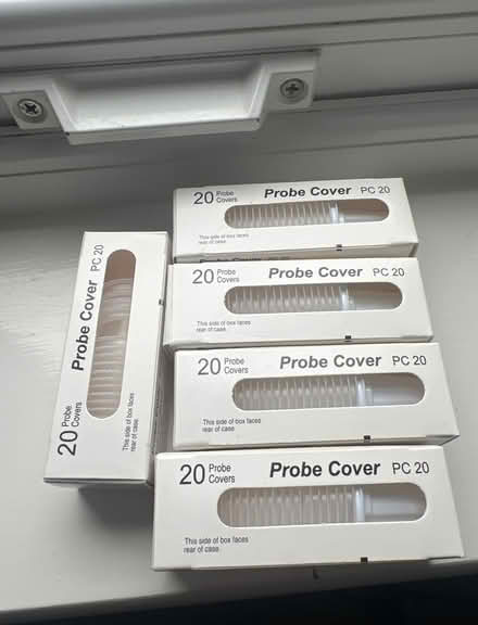 Photo of free 4 new boxes thermometer covers (Belle vue Shrewsbury) #1