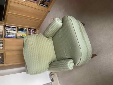 Photo of free Green upholstered armchair (Jacobs Well GU4) #2