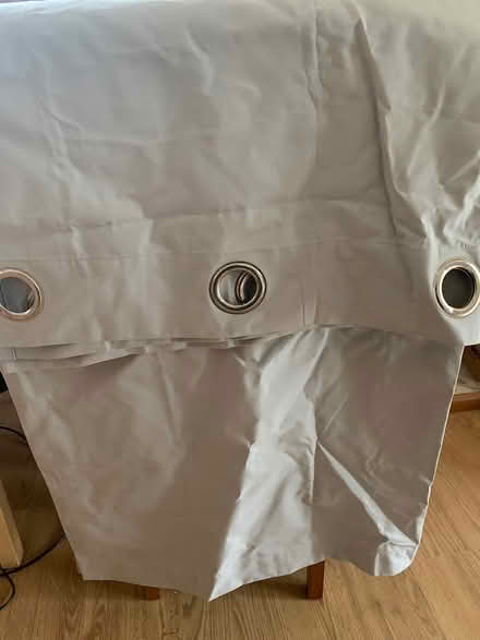 Photo of free Grey curtains (Yeovil) #2