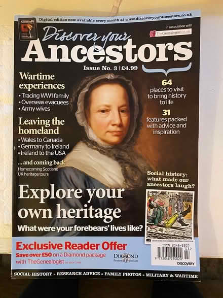 Photo of free Discover Your Ancestors Magazine (CT9) #1