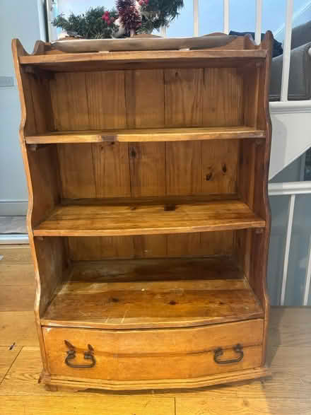 Photo of free Wooden shelving unit (Twickenham) #1