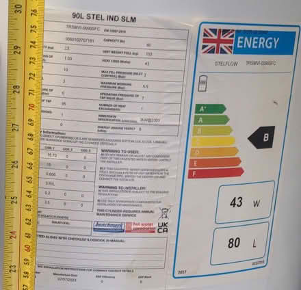 Photo of free Hot water tank (Colney Heath AL4) #1