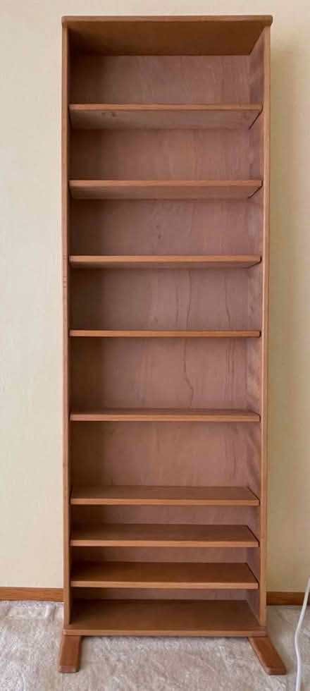 Photo of free Wood Display Shelving Unit (near the Cupertino Library) #1