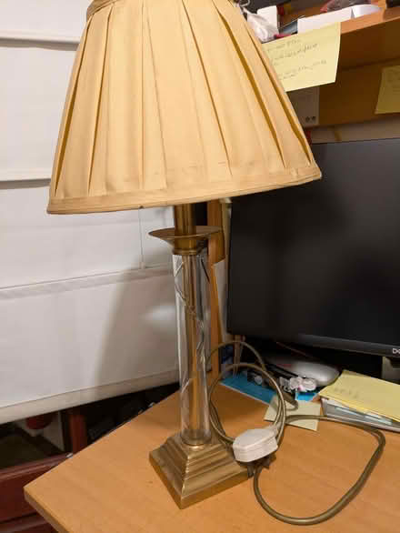 Photo of free 2 brass table lamps (Joydenswood DA5) #1
