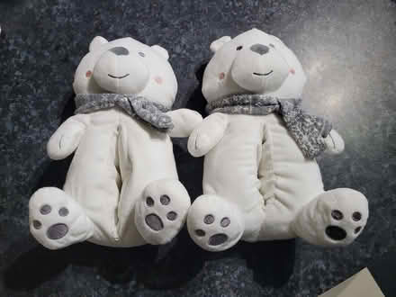 Photo of free Polar Bear Slippers - Size 38/39 - UK Size 5-6 (Purbrook PO7) #1