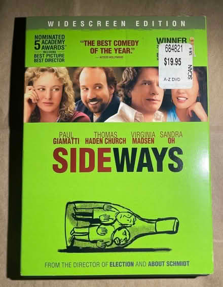 Photo of free DVD “Sideways” Paul Giamatti (Plum Grove & Euclid) #1