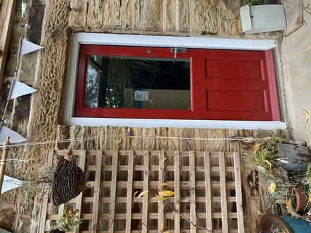 Photo of free External door with window (Stacey Bank S6) #1