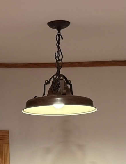 Photo of free Set of 2 rustic hanging lights (Lake Mohegan, NY) #1