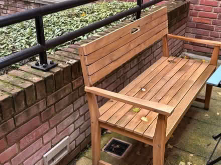 Photo of free 2 patio chairs and bench (W60tu) #3