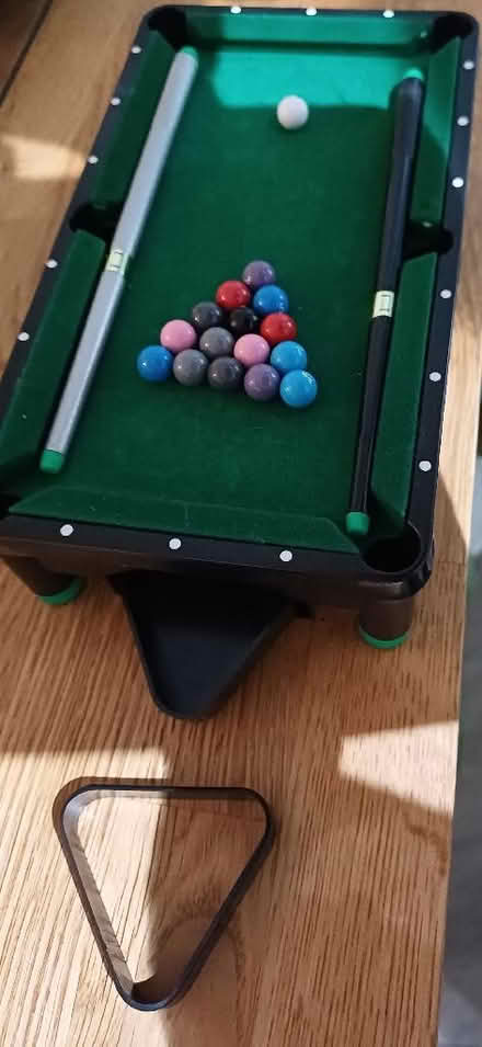 Photo of free Mini Pool Table. BNIB. (Chichester PO19) #2