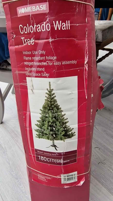 Photo of free used 6ft xmas tree - slight damage (Bexleyheath DA6) #2