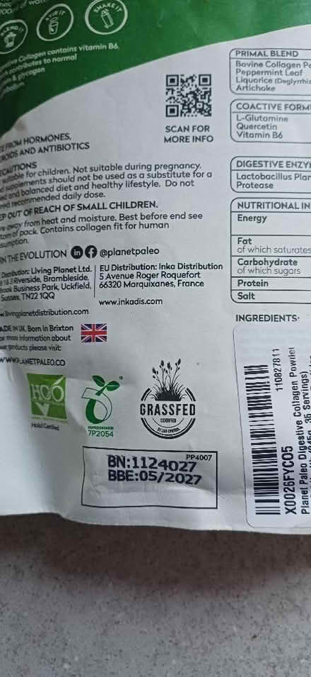 Photo of free Digestive collagen (West Felton SY11) #2