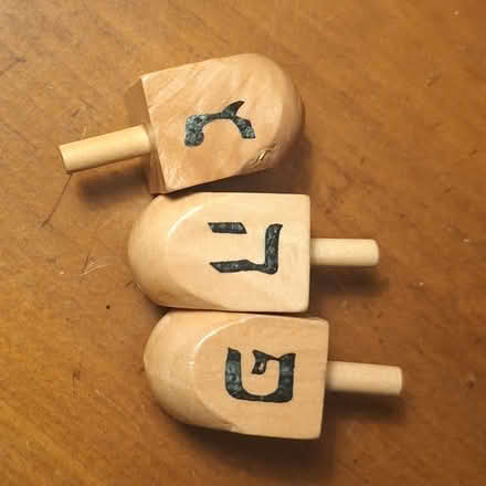 Photo of free 3 Wooden Dreidels (SR, Bret Harte, near Jackson's) #1