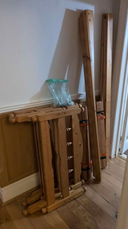 Photo of free 2x single solid wood beds (SW16) #1