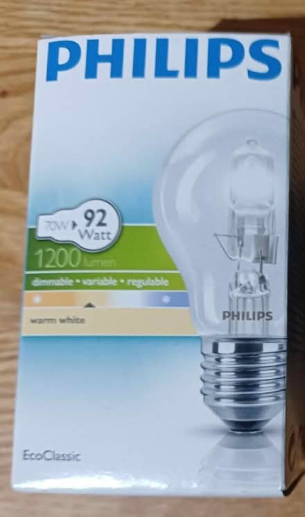 Photo of free Philips ES 1200 lumen light bulb. (Chichester PO19) #1